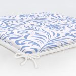 Ebru Desenli Dijital Baskılı Fermuarlı Sandalye Minderi Realhomes