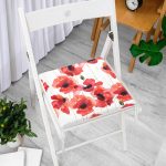 - Frm-2323-Kirmizi-Cicekli-Dijital-Baskili-Fermuarli-Sandalye-Minderi - Realhomes Kırmızı Çiçekli Dijital Baskılı Fermuarlı Sandalye Minderi Realhomes