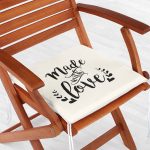 - Frm-2327-Made-With-Love-Yazi-Desenli-Modern-Fermuarli-Sandalye-Minderi-1 - Realhomes Made With Love Yazı Desenli Modern Fermuarlı Sandalye Minderi Realhomes