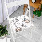 - Frm-2347-Kuslar-ve-Dal-Desenli-Fermuarli-Sandalye-Minderi - Realhomes Kuşlar ve Dal Desenli Fermuarlı Sandalye Minderi Realhomes