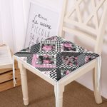 - Frm-2429-Cicek-Desenli-Puan-Motifli-Fermuarli-Sandalye-Minderi - Realhomes Çiçek Desenli Puan Motifli Fermuarlı Sandalye Minderi Realhomes