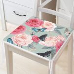 Lekeli Kelebekler Çizimli Fermuarlı Sandalye Minderi Realhomes