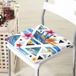 - Frm-2436-Siyah-Puanli-Ogea-Desenli-Fermuarli-Sandalye-Minderi - Realhomes Siyah Puanlı Ogea Desenli Fermuarlı Sandalye Minderi Realhomes