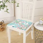 Realhomes Ebabil Kuşları Motifli Modern Fermuarlı Sandalye Minderi Realhomes