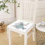 Geyik Çizimli Modern Dijital Baskılı Fermuarlı Sandalye Minderi Realhomes