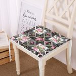 - Frm-2454-Kanavice-Kare-Desenli-Fermuarli-Sandalye-Minderi - Realhomes Kanaviçe Kare Desenli Fermuarlı Sandalye Minderi Realhomes