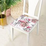 - Frm-2468-Bal-Petegi-Temali-Flamingo-Motifli-Fermuarli-Sandalye-Minderi-3 - Realhomes Bal Peteği Temalı Flamingo Motifli Fermuarlı Sandalye Minderi Realhomes