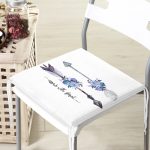 - Frm-2486-Mavi-Ok-Cizimli-Cicek-Desenli-Fermuarli-Sandalye-Minderi - Realhomes Mavi Ok Çizimli Çiçek Desenli Fermuarlı Sandalye Minderi Realhomes