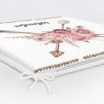 Çapraz Ok Motifli Dijital Baskılı Fermuarlı Sandalye Minderi Realhomes