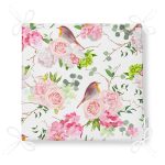 Renkli Kuş Motifli Dijital Baskılı Fermuarlı Sandalye Minderi Realhomes