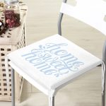 - Frm-2564-Mavi-Home-Sweet-Home-Modern-Fermuarli-Sandalye-Minderi - Realhomes Mavi Home Sweet Home Modern Fermuarlı Sandalye Minderi Realhomes