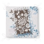 Şık Çiçek Çizimli İllüstrasyon Dijital Baskılı Fermuarlı Sandalye Minderi Realhomes