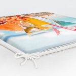 Summer Sahil Tasarımlı Dijital Baskılı Fermuarlı Sandalye Minderi Realhomes