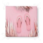 Pembe Gold Terlik Tasarımlı Dijital Baskılı Fermuarlı Sandalye Minderi Realhomes