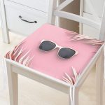 - Frm-3015-Pembe-Zeminde-Gold-ve-Leaf-Ozel-Tasarim-Fermuarli-Sandalye-Minderi - Realhomes Pembe Zeminde Gold ve Leaf Özel Tasarım Fermuarlı Sandalye Minderi Realhomes