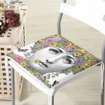 - Frm-3330-Realhomes-Piero-Fornasetti-Tasarimli-Fermuarli-Sandalye-Minderi - Realhomes Realhomes Piero Fornasetti Tasarımlı Fermuarlı Sandalye Minderi Realhomes