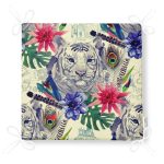 Özel Tasarım Suluboya Amazon Desenli Dijital Baskılı Fermuarlı Sandalye Minderi Realhomes