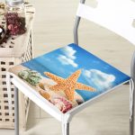 Deniz Yıldızı Özel Tasarımlı Modern Fermuarlı Sandalye Minderi Realhomes