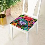 - Frm-3450-Yaprak-Motifli-Dijital-Baskili-Modern-Fermuarli-Sandalye-Minderi-3 - Realhomes Yaprak Motifli Dijital Baskılı Modern Fermuarlı Sandalye Minderi Realhomes