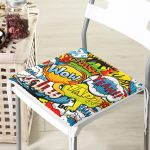 - Frm-3483-Pop-Art-Dijital-Baskili-Modern-Fermuarli-Sandalye-Minderi - Realhomes Pop Art Dijital Baskılı Modern Fermuarlı Sandalye Minderi Realhomes