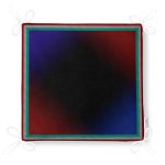 Kırmızı Lacivert Soyut Tarzda Özel Tasarım Dijital Baskılı Modern Fermuarlı Sandalye Minderi Realhomes