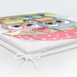 - Frm-422-Gorsel-5 - Realhomes  Sevimli Kediler Dekorati Kare Sandalye Minderi 40x40cm ermuarlı Realhomes