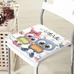 - Frm-427-Gorsel-3 - Realhomes Sevimli Kediler Dekorati Kare Sandalye Minderi 40x40cm ermuarlı Realhomes