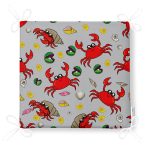 - Frm-4960-Gorsel-4 - Realhomes Realhomes Sevimli Yengeç Desenli Dijital Baskılı Modern Fermuarlı Sandalye Minderi Realhomes