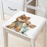 - Frm-5614-Sevimli-Kopekler-Dijital-Baskili-Modern-Fermuarli-Sandalye-Minderi - Realhomes Sevimli Köpekler Dijital Baskılı Modern Fermuarlı Sandalye Minderi Realhomes