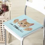 I am Powerful! Dijital Baskılı Modern Fermuarlı Sandalye Minderi Realhomes