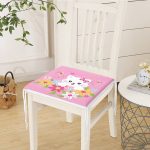 - Frm-5704-Ciceklerin-Icindeki-Sevimli-Kedi-Desenli-Modern-Fermuarli-Sandalye-Minderi-2 - Realhomes Çiçeklerin İçindeki Sevimli Kedi Desenli Modern Fermuarlı Sandalye Minderi Realhomes