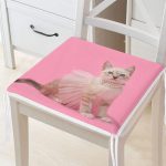 - Frm-5707-Pembe-Etekli-Kedicik-Motifli-Modern-Fermuarli-Sandalye-Minderi - Realhomes Pembe Etekli Kedicik Motifli Modern Fermuarlı Sandalye Minderi Realhomes