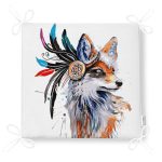 - Frm-6747-Beyaz-Zeminde-Suluboya-Kurt-Desenli-Fermuarli-Sandalye-Minderi-4 - Realhomes Beyaz Zeminde Suluboya Kurt Desenli Fermuarlı Sandalye Minderi Realhomes