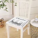 Modern Venedik Resimli Dijital Baskılı Fermuarlı Sandalye Minderi Realhomes