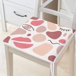 Renkli Bohem Motifli Dijital Baskılı Modern Fermuarlı Sandalye Minderi Realhomes