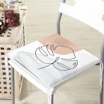 - Frm-7071-Pastel-Renkli-Zemin-Uzerine-Onedraw-Yaprak-Cizimli-Dijital-Baskili-Modern-Fermuarli-Sandalye-Minderi - Realhomes Pastel Renkli Zemin Üzerine Onedraw Yaprak Çizimli Dijital Baskılı Modern Fermuarlı Sandalye Minderi Realhomes