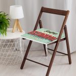 İstanbul Temalı Dijital Baskılı Fermuarlı Sandalye Minderi Realhomes