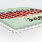 İstanbul Temalı Dijital Baskılı Fermuarlı Sandalye Minderi Realhomes