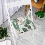 - Frm-7270-Soft-Renkli-Zemin-Uzerinde-Koyu-Renkli-Yaprak-Desenli-Dijital-Baskili-Modern-Fermuarli-Sandalye-Minderi-1 - Realhomes Soft Renkli Zemin Üzerinde Koyu Renkli Yaprak Desenli Dijital Baskılı Modern Fermuarlı Sandalye Minderi Realhomes