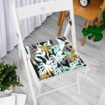 - Frm-7302-Beyaz-Zemin-Uzerinde-Renkli-Palmiye-Desenli-Dijital-Baskili-Modern-Fermuarli-Sandalye-Minderi - Realhomes Beyaz Zemin Üzerinde Renkli Palmiye Desenli Dijital Baskılı Modern Fermuarlı Sandalye Minderi Realhomes