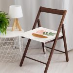 Pastel Renkli Zemin Üzerinde Onedraw Çizimli Dijital Baskılı Modern Fermuarlı Sandalye Minderi Realhomes