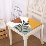 - Frm-7519-Renkli-Zeminli-Onedraw-Cizimli-Yaprak-Desenli-Dijital-Baskili-Modern-Fermuarli-Sandalye-Minderi - Realhomes  Renkli Zeminli Onedraw Çizimli Yaprak Desenli Dijital Baskılı Modern Fermuarlı Sandalye Minderi Realhomes