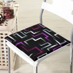 - Frm-7738-Siyah-Zemin-Uzerinde-Renkli-Geometrik-Desenli-Dijital-Baskili-Modern-Fermuarli-Sandalye-Minderi - Realhomes Siyah Zemin Üzerinde Renkli Geometrik Desenli Dijital Baskılı Modern Fermuarlı Sandalye Minderi Realhomes