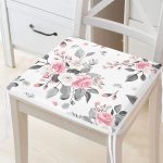 - Frm-8004-Pastel-Zemin-Uzerinde-Siyah-Puantiye-Desenli-Dijital-Baskili-Modern-Fermuarli-Sandalye-Minderi - Realhomes  Pembe Beyaz Gül Gri Yapraklar Desenli Dijital Baskılı Modern Fermuarlı Sandalye Minderi Realhomes