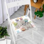 - Frm-830-Gorsel-1 - Realhomes  Fil Desenli Dekorati Kare Sandalye Minderi 40x40cm ermuarlı Realhomes