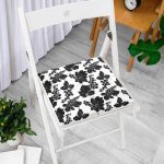 - Frm-8318-Beyaz-Zemin-Uzerinde-Siyah-Yaprak-Desenli-Dijital-Baskili-Modern-Fermuarli-Sandalye-Minderi-2 - Realhomes  Beyaz Zemin Üzerinde Siyah Yaprak Desenli Dijital Baskılı Modern Fermuarlı Sandalye Minderi Realhomes