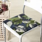 - Frm-8342-Siyah-Zemin-Uzerinde-Yaprak-Desenli-Dijital-Baskili-Modern-Fermuarli-Sandalye-Minderi - Realhomes Siyah Zemin Üzerinde Yaprak Desenli Dijital Baskılı Modern Fermuarlı Sandalye Minderi Realhomes