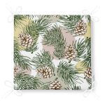 Beyaz Zeminde Renkli Puantiyeli Sonbahar Yapraklı Dijital Baskılı Modern Fermuarlı Sandalye Minderi Realhomes