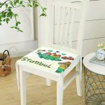 İstanbul Temalı Dijital Baskılı Fermuarlı Sandalye Minderi Realhomes