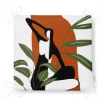 Realhomes Dijital Baskılı Özel Tasarım Fermuarlı Sandalye Minderi Realhomes